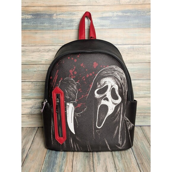 NWT Bioworld Ghostface Mini Backpack Scream 25th Anniversary Horror Halloween - Picture 1 of 6